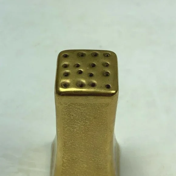 Vintage Pickard Salt Pepper Shakers Gold Tapered Set of 3